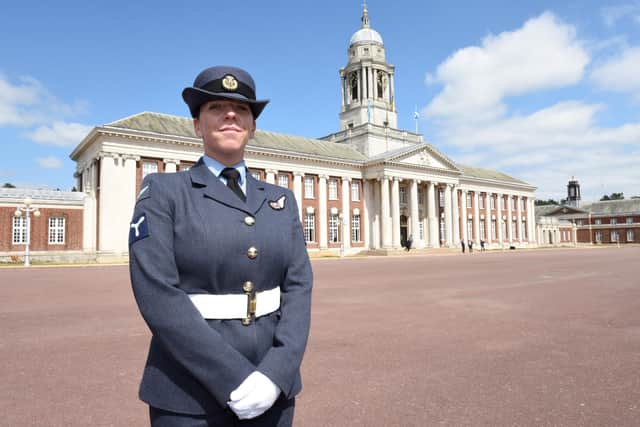Sally Lester, 32, of Rotherham, one of the graduates on the day.