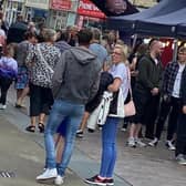 There were more than 30 food and drink stalls for people to try