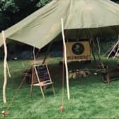 Wild crafts at Stourton estates during the Wolds Outdoor Festival.