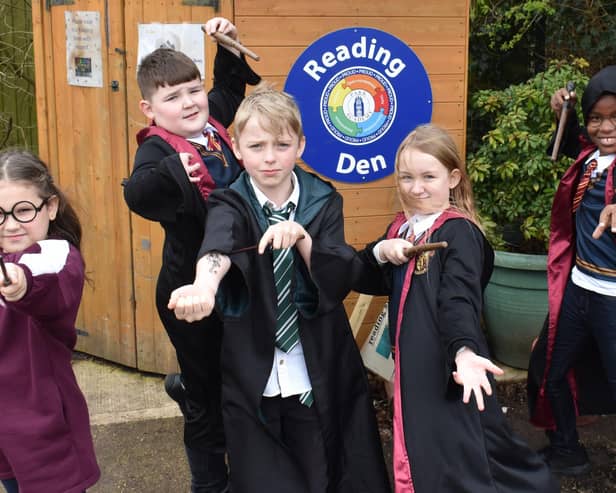 A group of Harry Potter fans at Park Academy