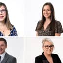 New Wilkin Chapman senior solicitors Gillian Smith, Amber Aisthorpe, Tom Furneaux and Hannah Loft.