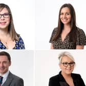 New Wilkin Chapman senior solicitors Gillian Smith, Amber Aisthorpe, Tom Furneaux and Hannah Loft.