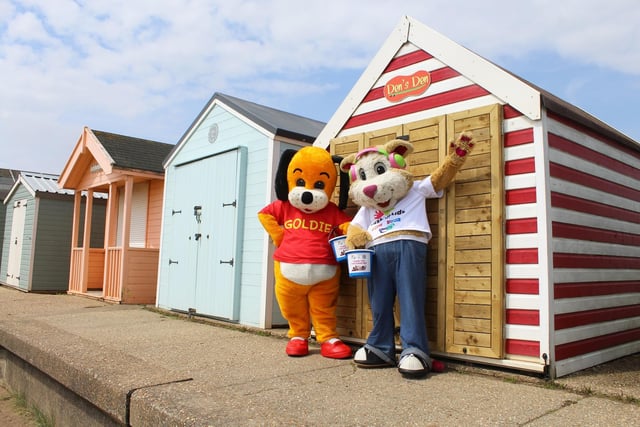 The characters from Blue Anchor Leisure Ltd will be out again this year raising funds.