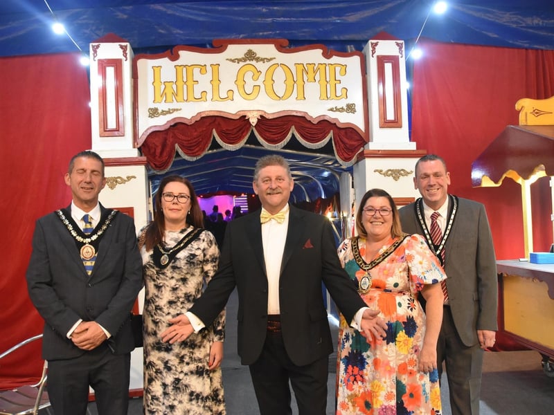 Mayor of Mablethorpe Claire Arnold and the Mayor and Mayoress of Skegness Couns Adrian Findley and Sarah Staples were amongst the guests.