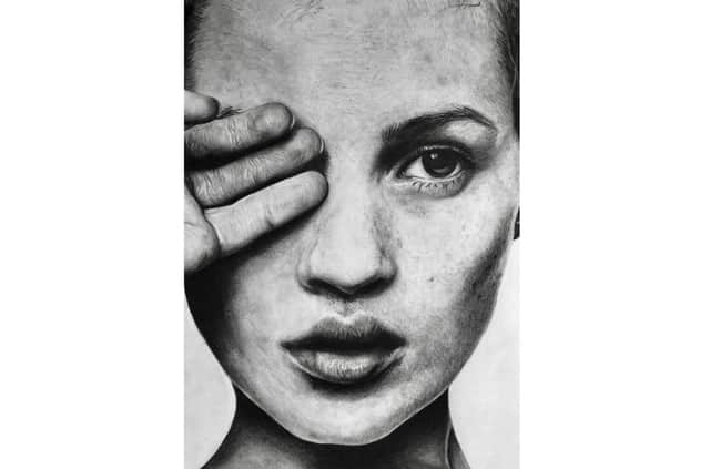 Levi's drawing of model Kate Moss.