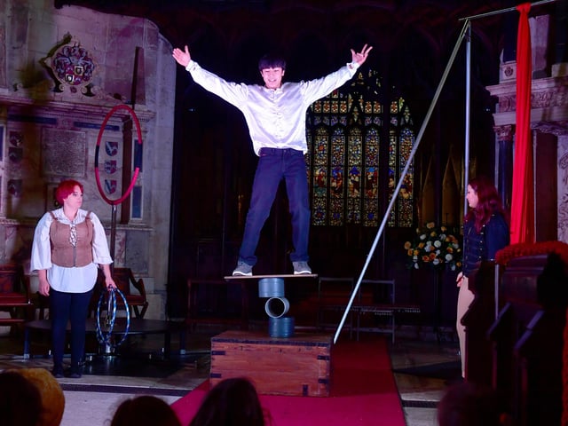 Autumn Fun by Circus Starlight, in St Deny's Church.
