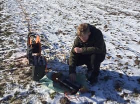 An image of fieldwork being conducted by the University of Lincoln.