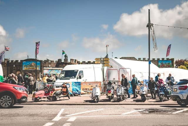 Skegness Scooter Rallly has roared back into town for the bank Holiday weekend.