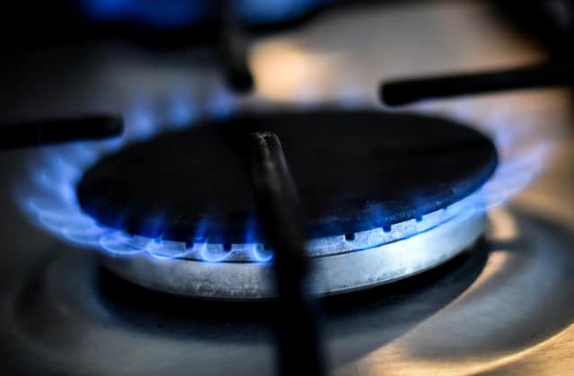 A generic stock image of a gas ring on a home cooker in London.