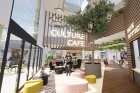 The foyer of Skegness' new cultural house on the site of the Embassy Centre in Skegness.