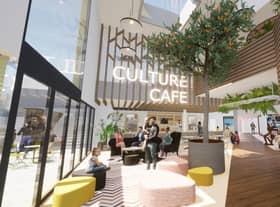 The foyer of Skegness' new cultural house on the site of the Embassy Centre in Skegness.
