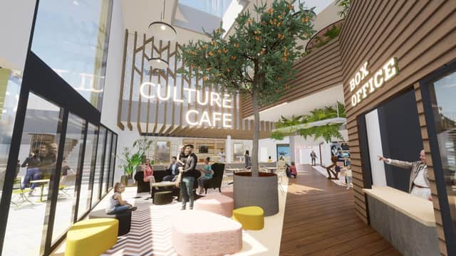 The foyer of Skegness' new cultural house on the site of the Embassy Centre in Skegness.