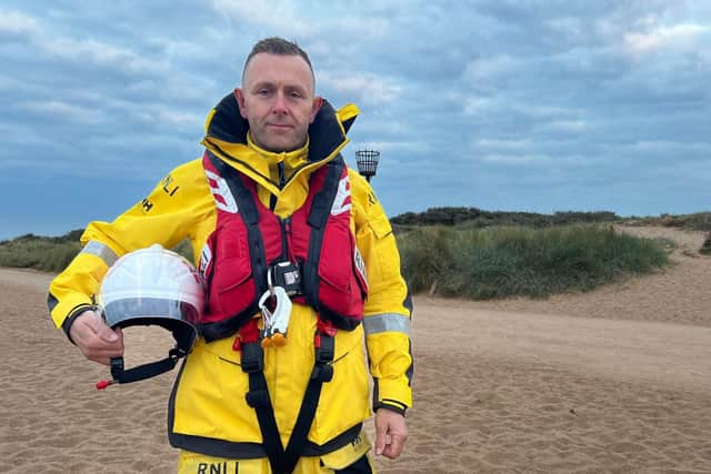 RNLI Skegness Senior Helm, Lee St Quinton.