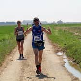 Jonathan Chapman celebrates a new PB. Photo by John Rainsforth.