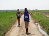 Jonathan Chapman celebrates a new PB. Photo by John Rainsforth.
