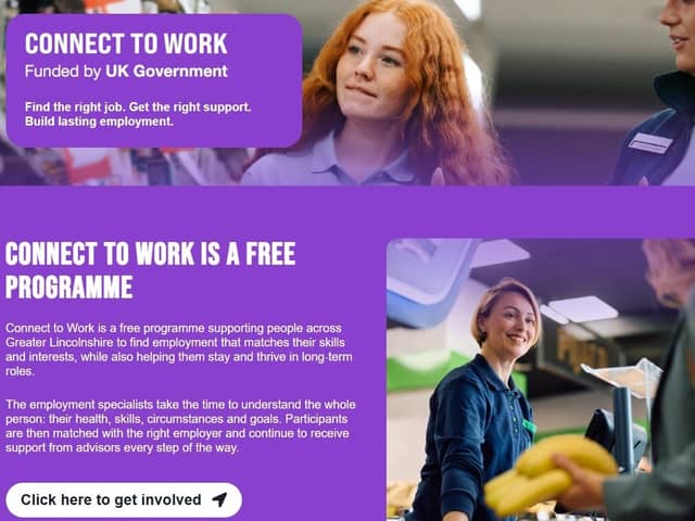 The Connect to Work website.