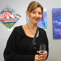 Gallery volunteers put on their own exhibition of artwork