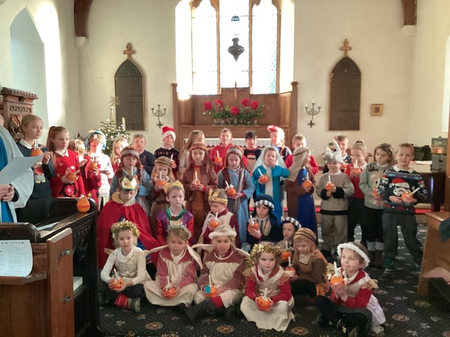 Fulstow primary school's nativity play.