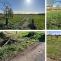 Damage to part's of Jenny's Wood, in Wyberton, following the illegal encampment.