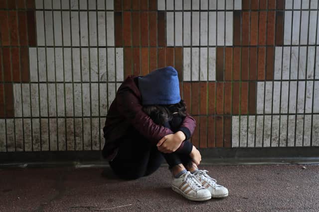 PICTURE POSED BY A MODEL File photo dated 02/02/20 of a teenage girl showing signs of mental health issues. Three out of five parents believe their child has experienced issues with mental health, according to "deeply concerning" research. Issue date: Monday December 12, 2022.