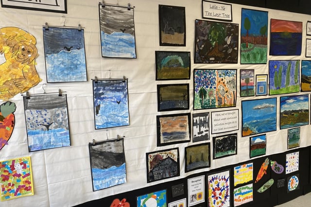Skegness Infant and Junior Academies' first Community Art Exhibition.