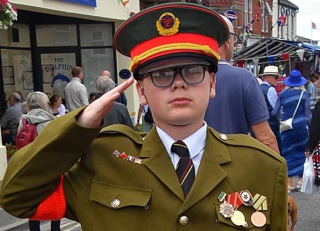 This medal-laden war hero is just back from serving his country.
