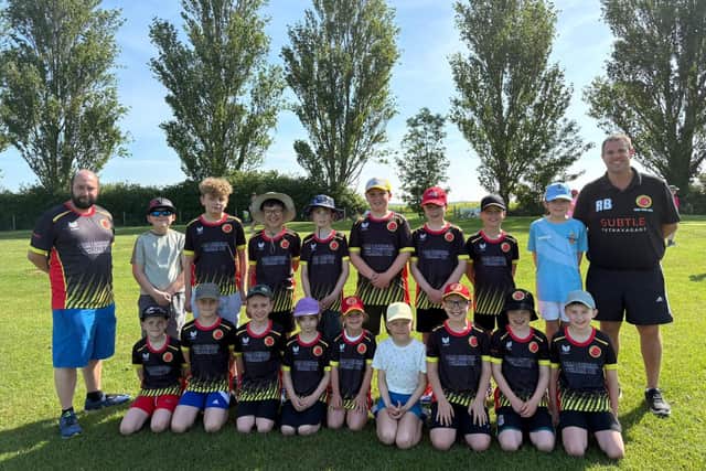 Horncastle CC U10s at the East Lindsey Festival last weekend.