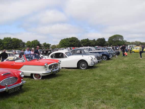 Just some of the classic cars on display at the Louth Lions classic car show. Photos: Derek Blow