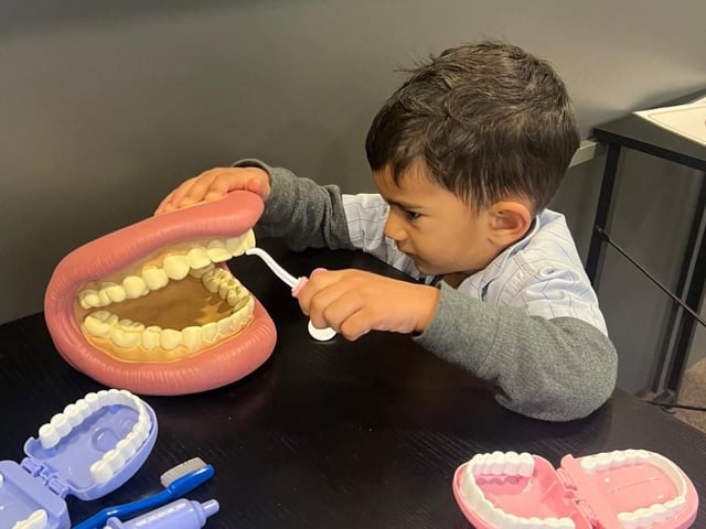 Learning about good oral health with The Magic Dentist