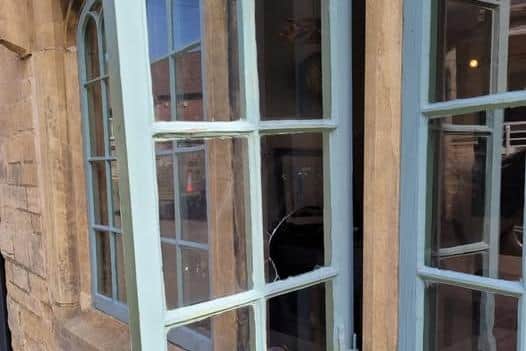 Damage was done in a break-in at Navigation House on Easter Monday in Sleaford. Photo: NKDC