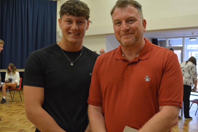 Head boy Joshua Nichols had an anxious wait f to find out about his university place, but 25 minutes after receiving his results, the place was confirmed to study sociology