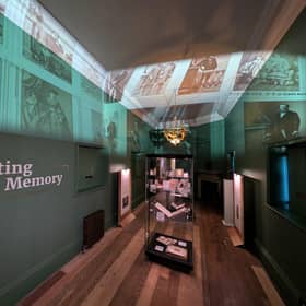 The Crafting Memory Marian's Photograph Albums exhibition at Belton.