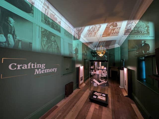 The Crafting Memory Marian's Photograph Albums exhibition at Belton.