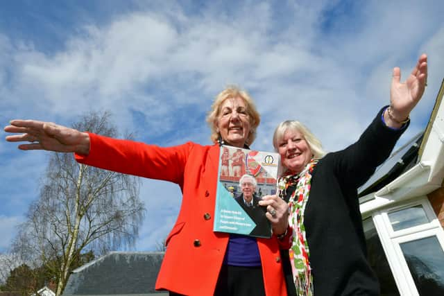 Fay Gorwood, 83, pictured with founder of Bob's Brainwave, Chris Suich