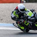 Harison Dessoy in action at Assen.