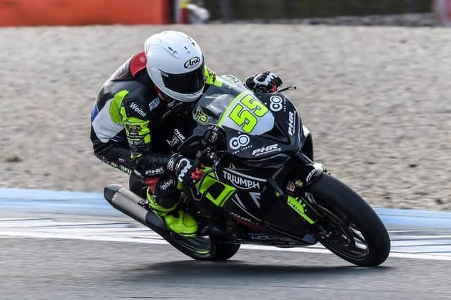 Harison Dessoy in action at Assen.
