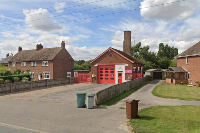 The current Leverton Fire Station.