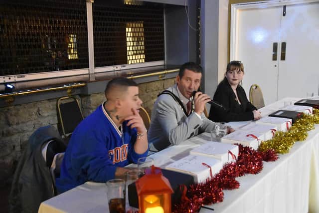 Judges Luke Hollingsworth, Summer Willets and the Mayor of Skegness, CounAdrian Findley.
