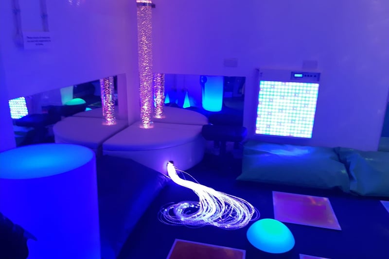 The sensory room in the new block.
