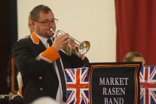 Rob Tinker, band chairman and principal cornet