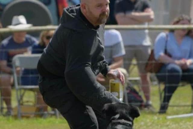 Specials Superintendent Charles Skiera when involved with the dog section. Photo: Lincs Police