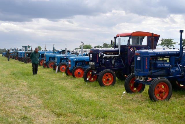 Visitors has a huge array of vintage vehicles and machinery to view at the show.
