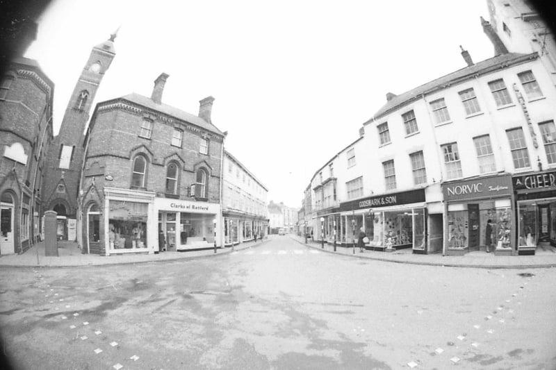 Another fisheye view of Louth Market Place.