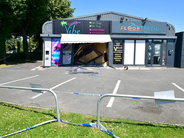 The scene was cordoned off by police. Photo: David Dawson