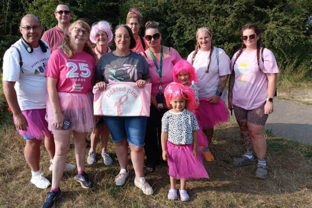 Asda Boston charity walkers