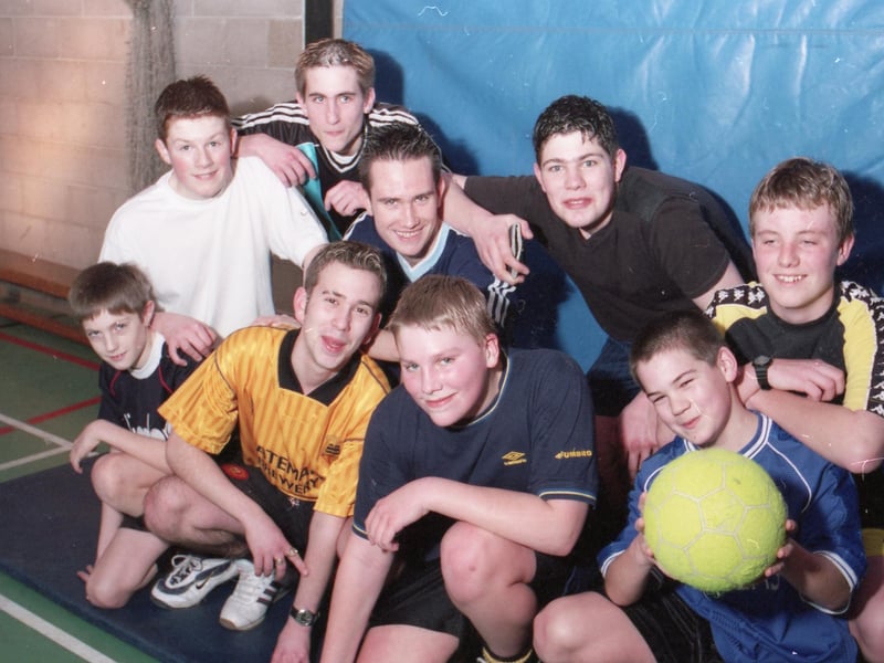 Some of those who spent 12 hours playing football.