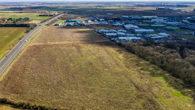 The site of Sleaford Moor Enterprise Park.