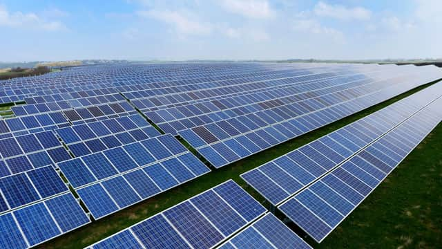 A solar farm and energy storage scheme is planned for land between Heckington and Helpringham. (Stock image)