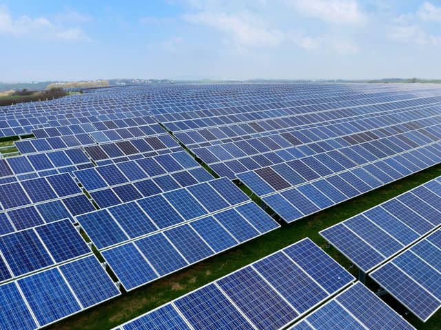 A solar farm and energy storage scheme is planned for land between Heckington and Helpringham. (Stock image)
