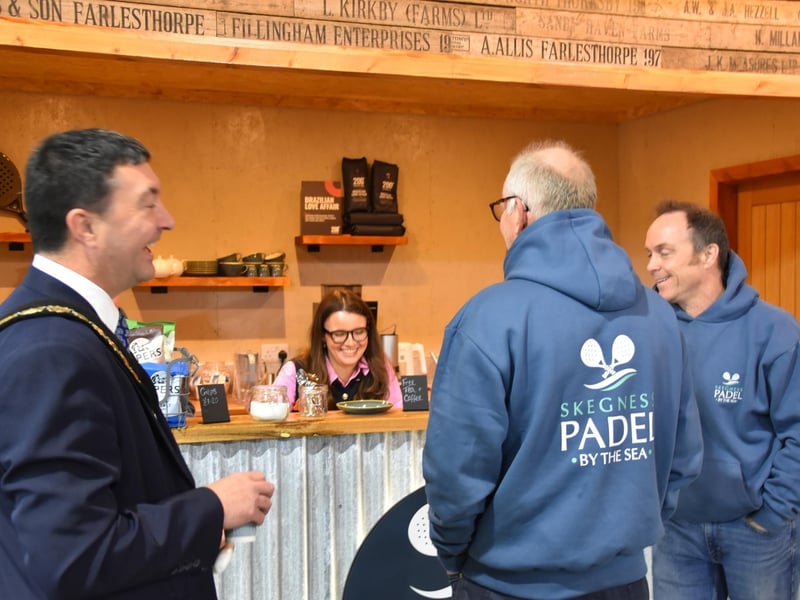 A place to socialise and enjoy a new sport - Skegness Padel.